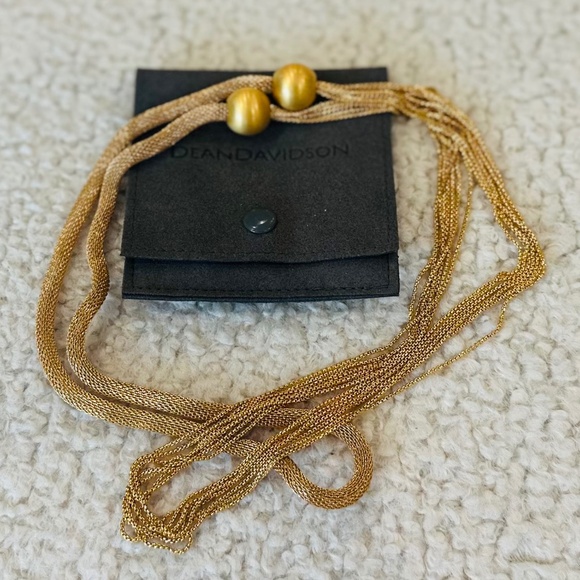 Dean Davidson Jewelry - Dean Davidson 19" Drop 22 Karat Gold Plated Statement Necklace